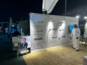 our ceo at LoRaWAN Saudi Arabia Exhibition in 2024