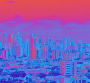 Urban Heat Islands, thermal picture of a city